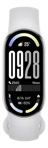 Xiaomi Smart Band 10 Silver - Amoled 1.72 1500 nits, bateria de 21 dias, mais de 150 esportes, natação de 5 atm